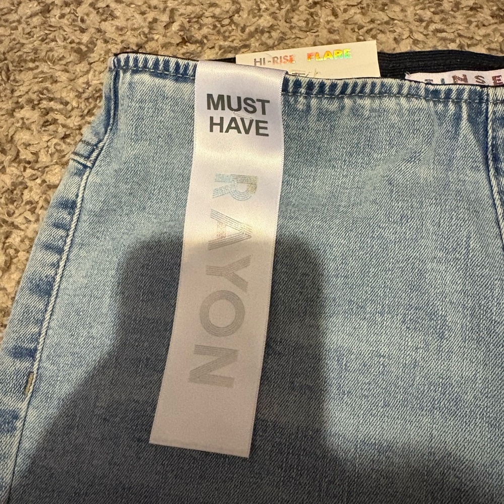 Tinseltown Light Blue Flare Jeans - Picture 5 of 5
